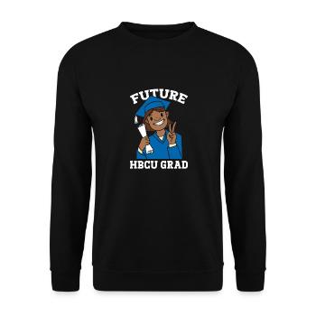 Hbcu Clothing Historic Black College - Unisex Sweatshirt - black - Front - Alina (178cm) & Michal (187cm)