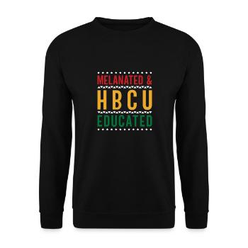 Hbcu Clothing Historic Black College - Unisex Sweatshirt - black - Front - Alina (178cm) & Michal (187cm)