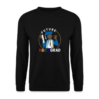 Hbcu Clothing Historic Black College - Unisex Sweatshirt - black - Front - Alina (178cm) & Michal (187cm)