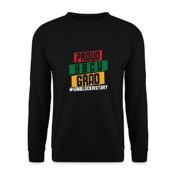 Hbcu Clothing Historic Black College - Unisex Sweatshirt - black - Front - Alina (178cm) & Michal (187cm)