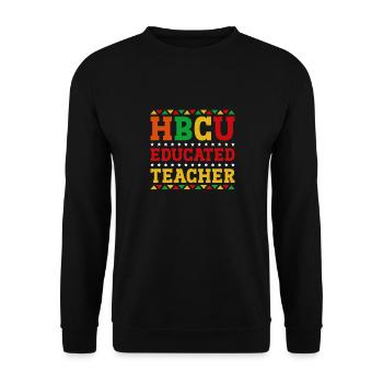 Hbcu Clothing Historic Black College - Unisex Sweatshirt - black - Front - Alina (178cm) & Michal (187cm)