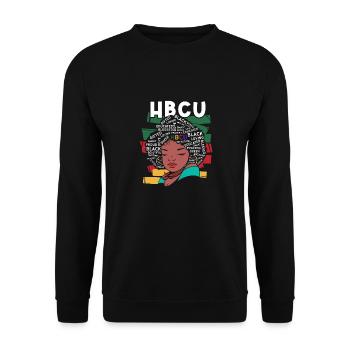 Hbcu Clothing Historic Black College - Unisex Sweatshirt - black - Front - Alina (178cm) & Michal (187cm)