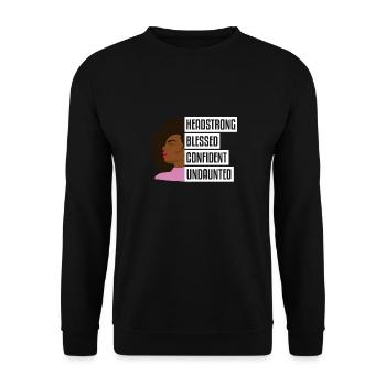 Hbcu Clothing Historic Black College - Unisex Sweatshirt - black - Front - Alina (178cm) & Michal (187cm)