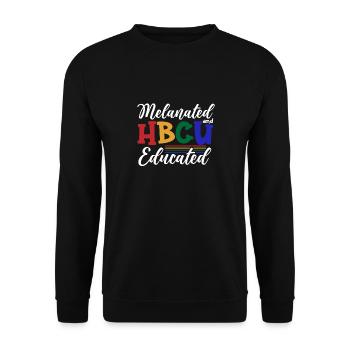 Hbcu Clothing Historic Black College - Unisex Sweatshirt - black - Front - Alina (178cm) & Michal (187cm)