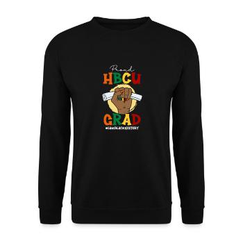 Hbcu Clothing Historic Black College - Unisex Sweatshirt - black - Front - Alina (178cm) & Michal (187cm)