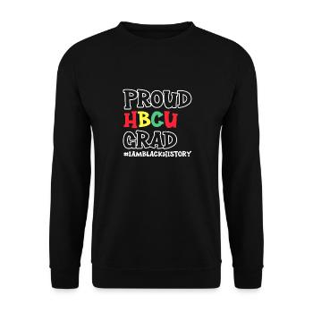 Hbcu Clothing Historic Black College - Unisex Sweatshirt - black - Front - Alina (178cm) & Michal (187cm)