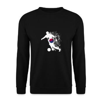 Coupe du monde de l’équipe nationale de Corée du Sud - Sweat-shirt Unisexe - noir - Devant - Alina (178cm) & Michal (187cm)