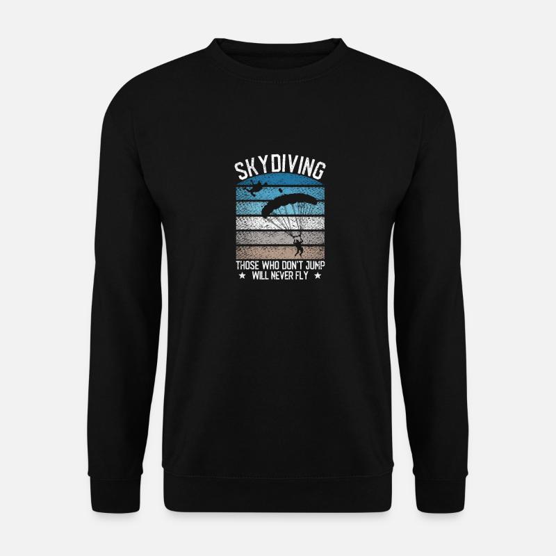 Parachutisme parachutiste - Sweat-shirt Unisexe - noir