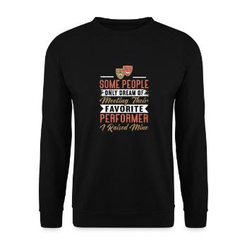 Schauspielerin Drama Broadway Musical Theater - Unisex Pullover - Schwarz - Vorne - Alina (178cm) & Michal (187cm)