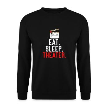 Schauspielerin Drama Broadway Musical Theater - Unisex Pullover - Schwarz - Vorne - Alina (178cm) & Michal (187cm)