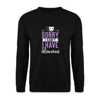 Schauspielerin Drama Broadway Musical Theater - Unisex Pullover - Schwarz - Vorne - Alina (178cm) & Michal (187cm)