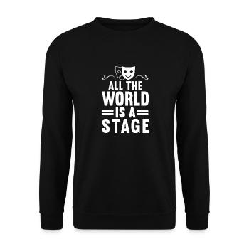 Schauspielerin Drama Broadway Musical Theater - Unisex Pullover - Schwarz - Vorne - Alina (178cm) & Michal (187cm)