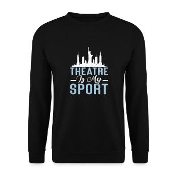 Actrice Drame Broadway Musical Theater - Sweat-shirt Unisexe - noir - Devant - Alina (178cm) & Michal (187cm)