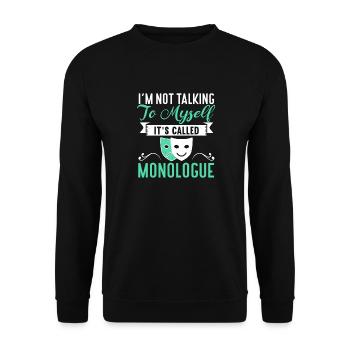 Schauspielerin Drama Broadway Musical Theater - Unisex Pullover - Schwarz - Vorne - Alina (178cm) & Michal (187cm)