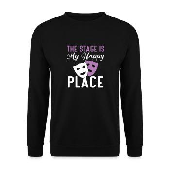 Schauspielerin Drama Broadway Musical Theater - Unisex Pullover - Schwarz - Vorne - Alina (178cm) & Michal (187cm)