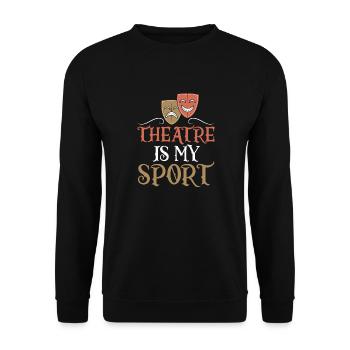 Schauspielerin Drama Broadway Musical Theater - Unisex Pullover - Schwarz - Vorne - Alina (178cm) & Michal (187cm)