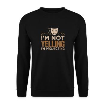 Schauspielerin Drama Broadway Musical Theater - Unisex Pullover - Schwarz - Vorne - Alina (178cm) & Michal (187cm)