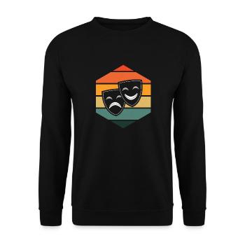 Schauspielerin Drama Broadway Musical Theater - Unisex Pullover - Schwarz - Vorne - Alina (178cm) & Michal (187cm)