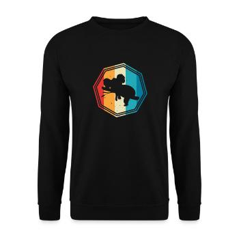 Koala Australia Sydney - Unisex Sweatshirt - black - Front - Alina (178cm) & Michal (187cm)