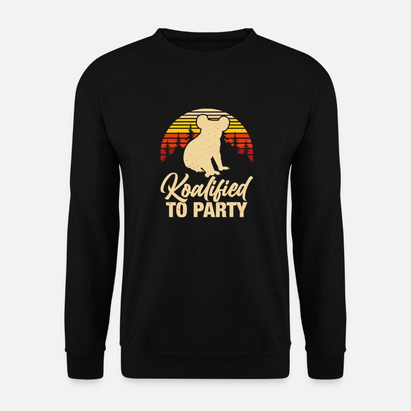 Koalified To Party - Unisex Pullover - Schwarz