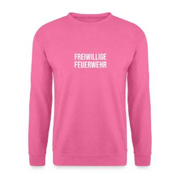 Freiwillige Feuerwehr - Unisex Pullover - Pink - Vorne