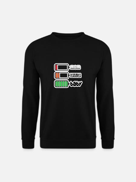 Parents Battery - Unisex Pullover - Schwarz