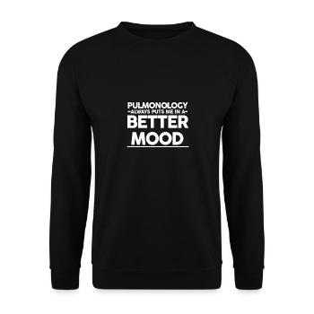 Pneumologie - Unisex Pullover - Schwarz - Vorne - Alina (178cm) & Michal (187cm)