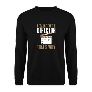 Actress Drama Broadway Musical Theater - Unisex Sweatshirt - black - Front - Alina (178cm) & Michal (187cm)