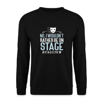 Schauspielerin Drama Broadway Musical Theater - Unisex Pullover - Schwarz - Vorne - Alina (178cm) & Michal (187cm)