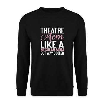Actress Drama Broadway Musical Theater - Unisex Sweatshirt - black - Front - Alina (178cm) & Michal (187cm)