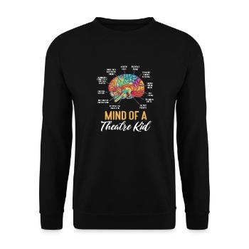 Schauspielerin Drama Broadway Musical Theater - Unisex Pullover - Schwarz - Vorne - Alina (178cm) & Michal (187cm)