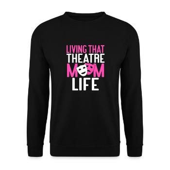 Schauspielerin Drama Broadway Musical Theater - Unisex Pullover - Schwarz - Vorne - Alina (178cm) & Michal (187cm)