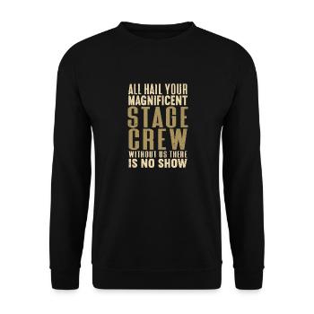 Schauspielerin Drama Broadway Musical Theater - Unisex Pullover - Schwarz - Vorne - Alina (178cm) & Michal (187cm)