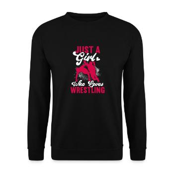 Lutte Lutte Lutteur Lutteur Cadeau de lutteur - Sweat-shirt Unisexe - noir - Devant - Alina (178cm) & Michal (187cm)