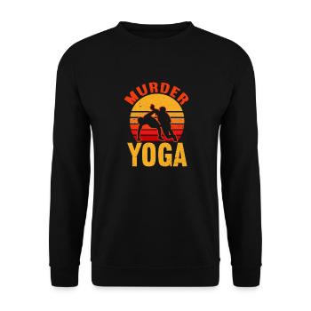 Lutte Lutte Lutteur Lutteur Cadeau de lutteur - Sweat-shirt Unisexe - noir - Devant - Alina (178cm) & Michal (187cm)