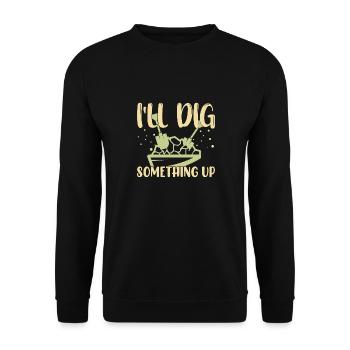 Gold Panning Gold Panning Gold Prospectors Gold Diggers - Unisex Sweatshirt - black - Front - Alina (178cm) & Michal (187cm)