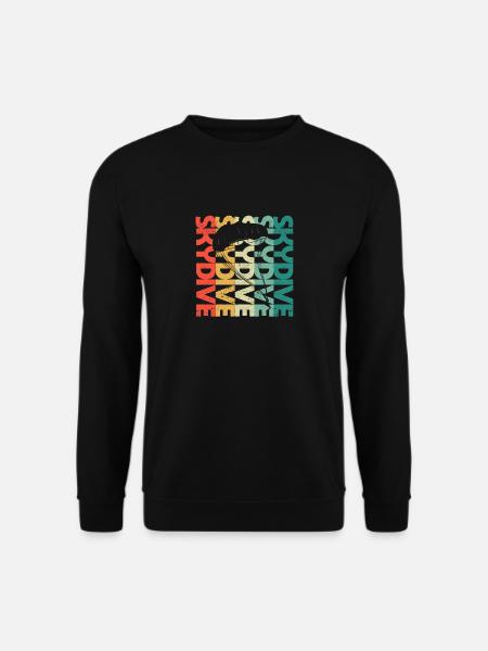 Skydive Funny Skydiving Lovers Case - Unisex Sweatshirt - black