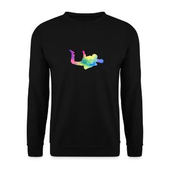 Parachutisme Parachutisme Sports Extrêmes - Sweat-shirt Unisexe - noir - Devant - Alina (178cm) & Michal (187cm)