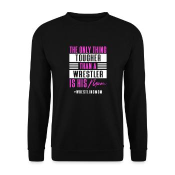Lutte Lutte Cadeau de lutteur lutteur - Sweat-shirt Unisexe - noir - Devant - Alina (178cm) & Michal (187cm)