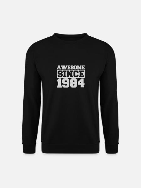 Awesome since 1984 - Unisex Sweatshirt - black