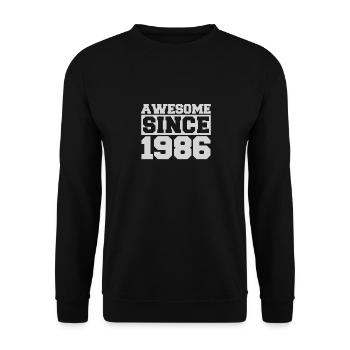 Génial depuis 1986 - Sweat-shirt Unisexe - noir - Devant - Alina (178cm) & Michal (187cm)