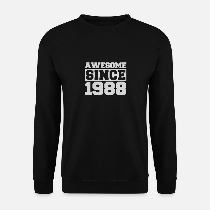 Awesome since 1988 - Unisex Pullover - Schwarz