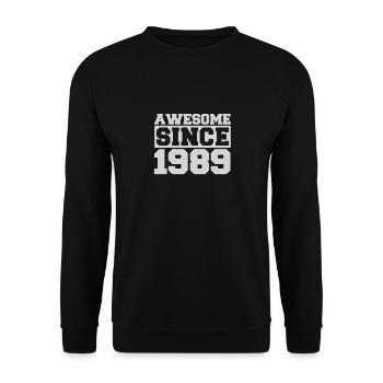 Génial depuis 1989 - Sweat-shirt Unisexe - noir - Devant - Alina (178cm) & Michal (187cm)