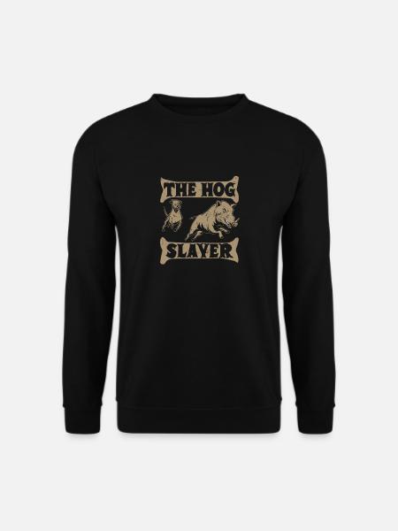Chasse au sanglier chasseur sanglier - Sweat-shirt Unisexe - noir