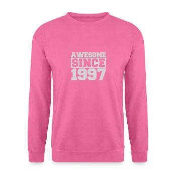 Awesome since 1997 - Unisex Pullover - Pink - Vorne