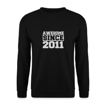 Génial depuis 2011 - Sweat-shirt Unisexe - noir - Devant - Alina (178cm) & Michal (187cm)