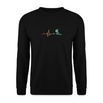 Snowboard Pulse Snowboarder Montagnes Snowboard - Sweat-shirt Unisexe - noir - Devant - Alina (178cm) & Michal (187cm)