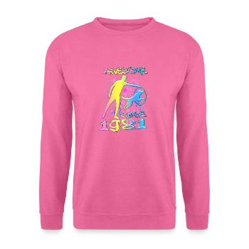 Awesome since 1981. Agility, Hundetraining - Unisex Pullover - Pink - Vorne