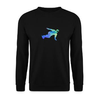 Snowboard Freestyle Snowboarding Wintersport Snow - Unisex Sweatshirt - black - Front - Alina (178cm) & Michal (187cm)
