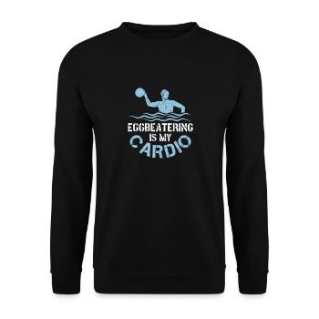 Water Polo Wasserball - Unisex Sweatshirt - black - Front - Alina (178cm) & Michal (187cm)